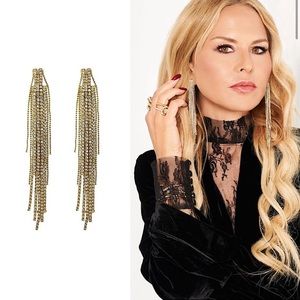Rachael Zoe Curateur Jackie Mack Adhara Gold Tone Earring (Brand New)